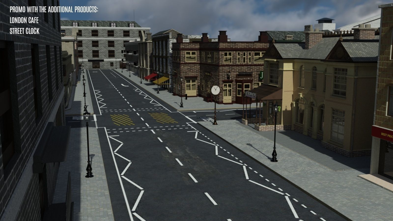 Greenwich Street - Blue Angel 3D model_3