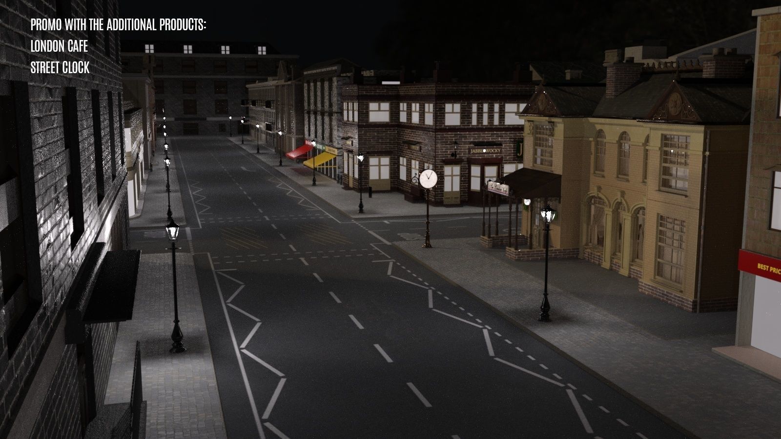 Greenwich Street - Blue Angel 3D model_12