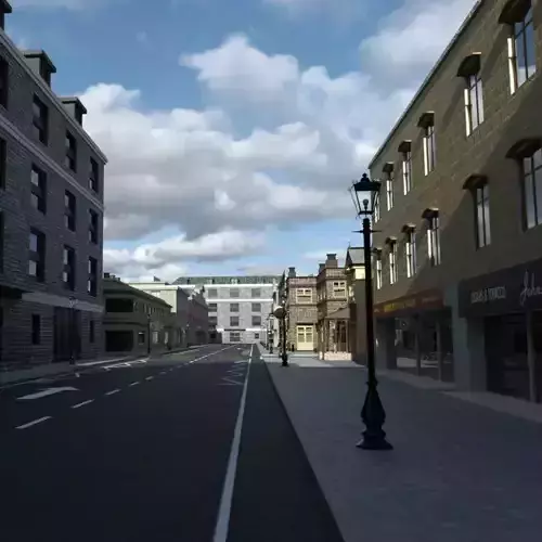 Greenwich Street - Blue Angel 3D model