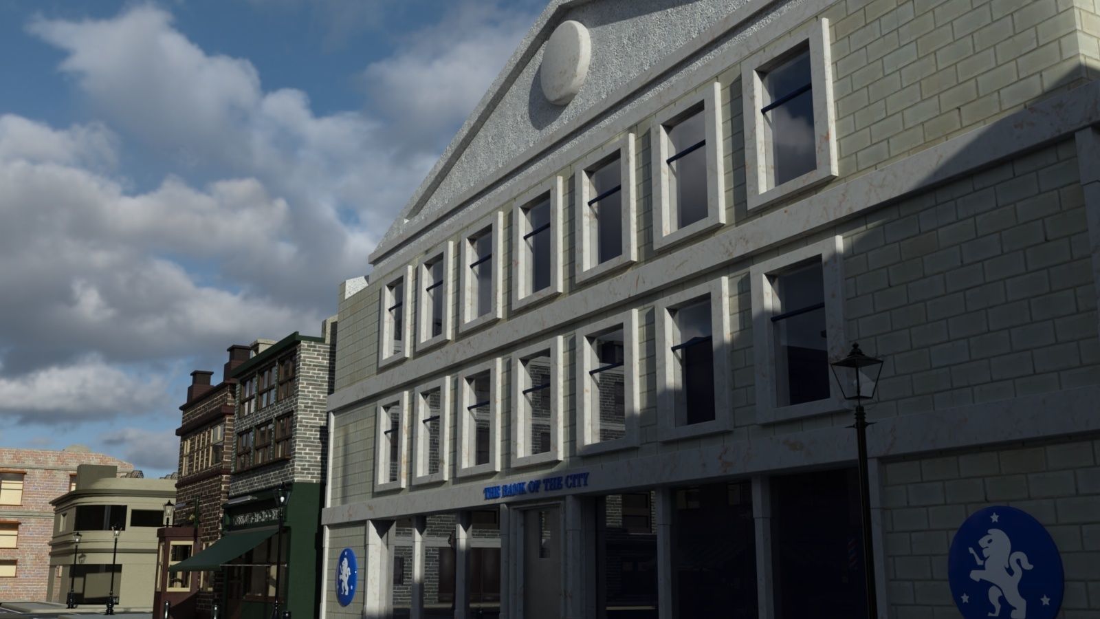 Greenwich Street - Blue Angel 3D model_6