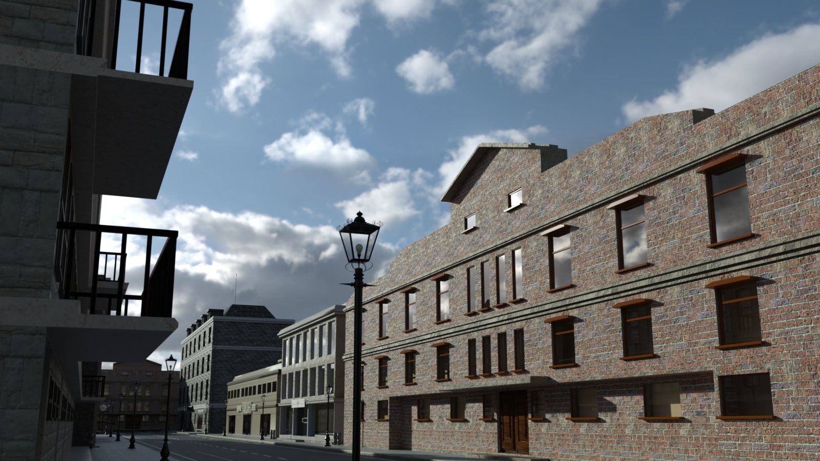 Greenwich Street - Blue Angel 3D model_7