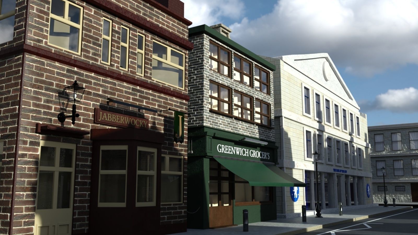 Greenwich Street - Blue Angel 3D model_11