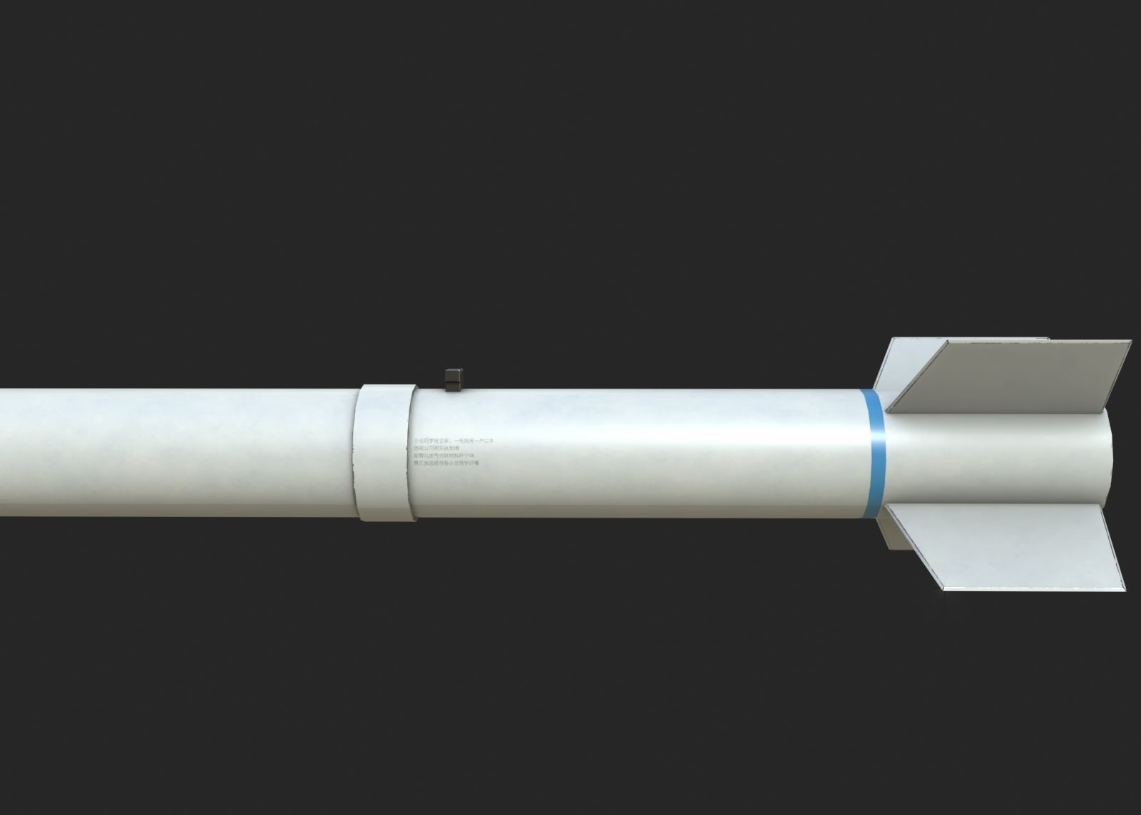 TY90 TY-90 AKK-90 AKK90 air-to-air missile Low-poly 3D model_7