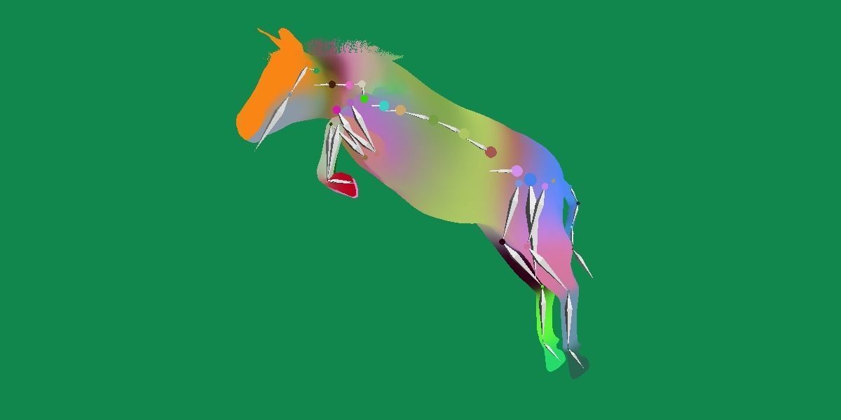 Mongolian Przewalski Wild Horse 3D model_20