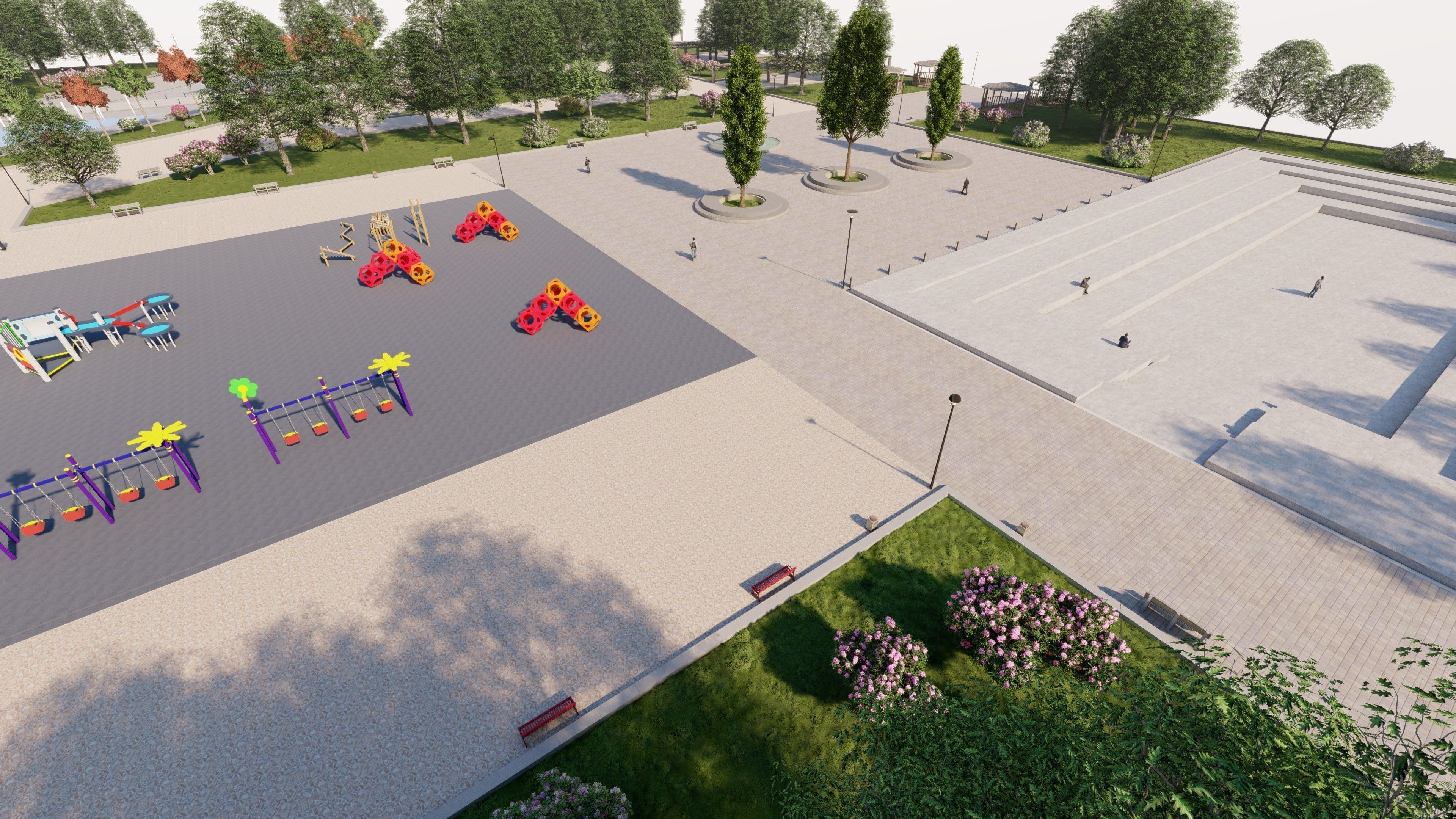 Master park-Regional park project-Private Park Landscape 3D model_11