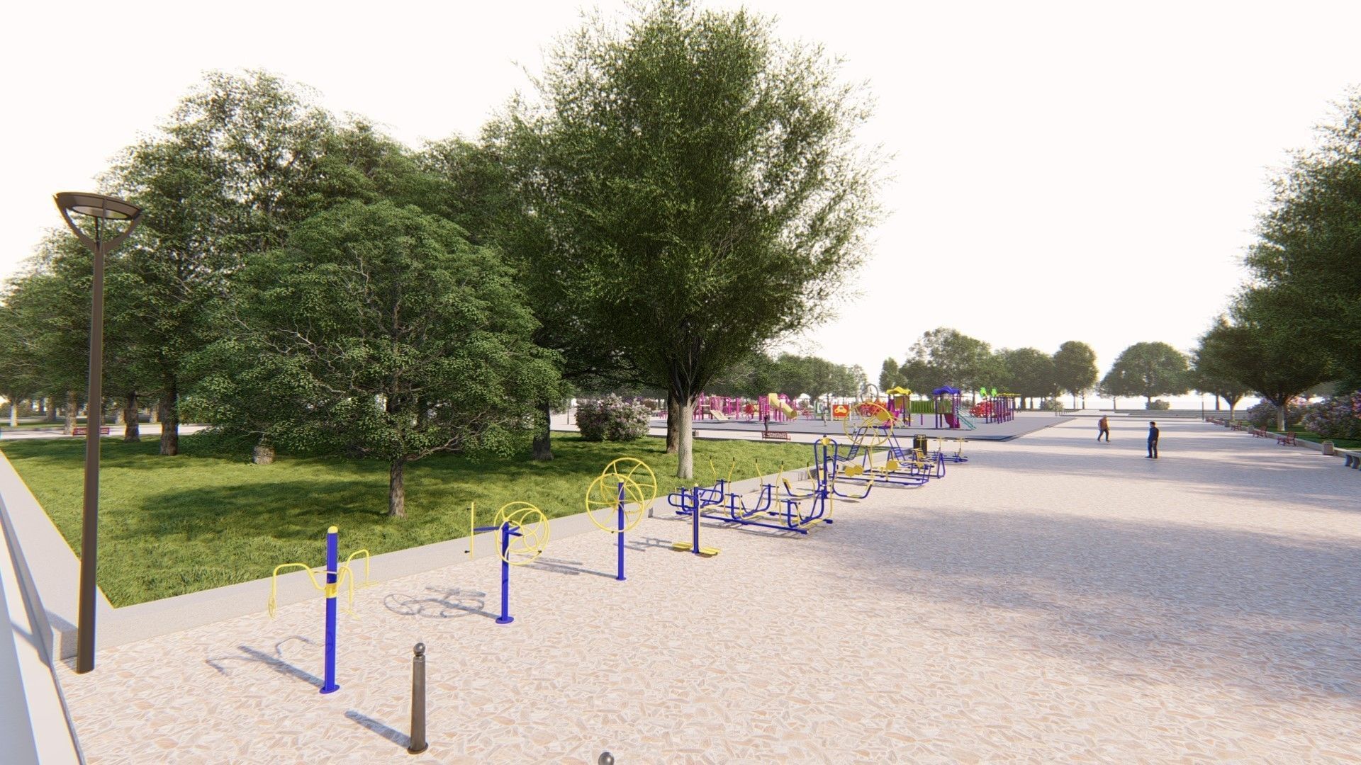 Master park-Regional park project-Private Park Landscape 3D model_23