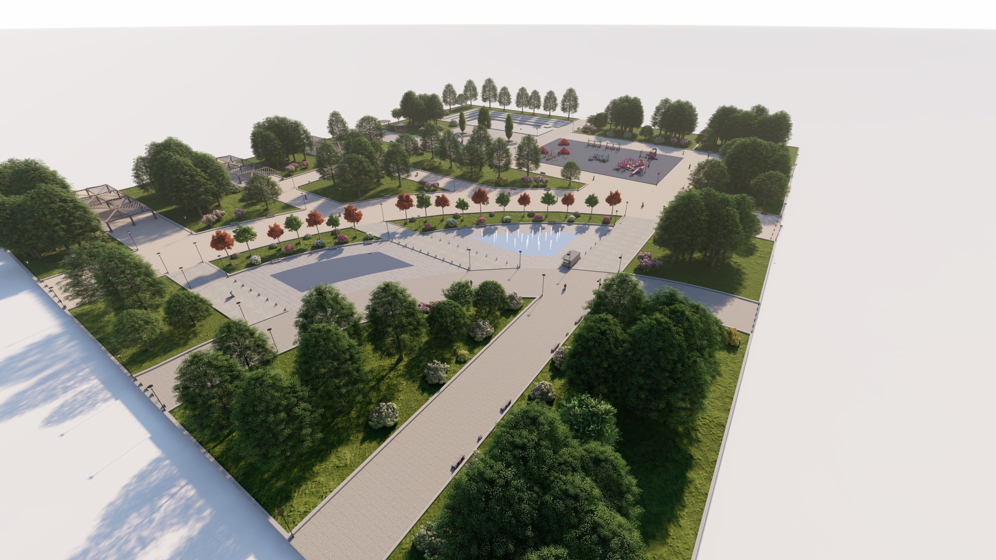 Master park-Regional park project-Private Park Landscape 3D model_15