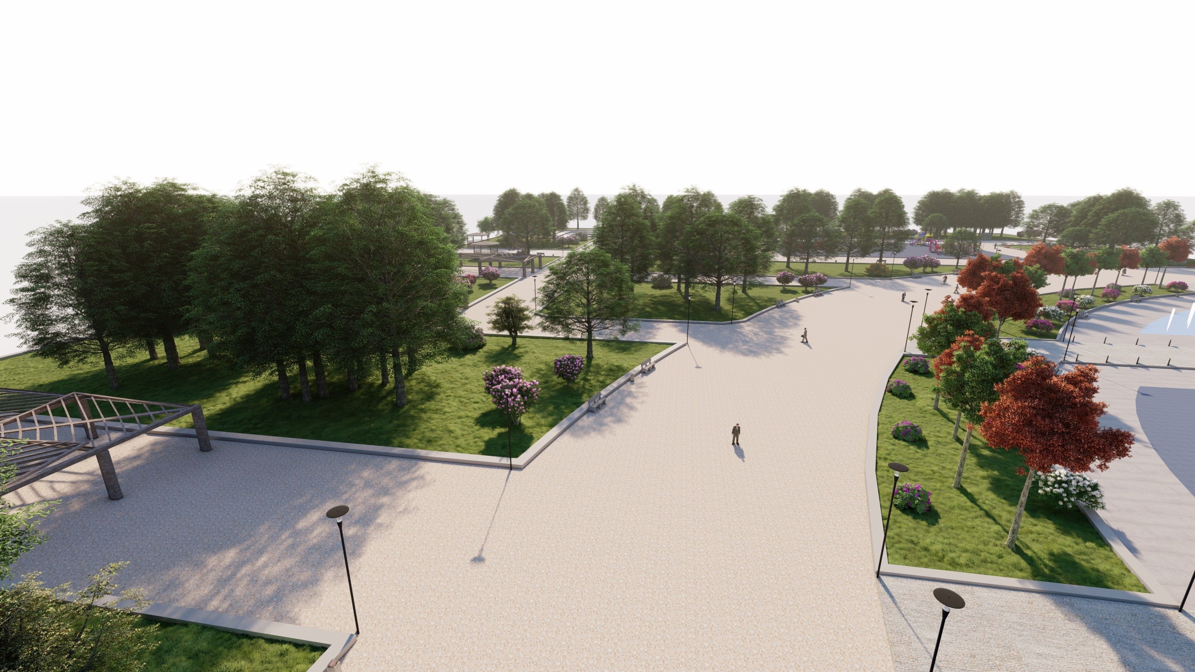 Master park-Regional park project-Private Park Landscape 3D model_9