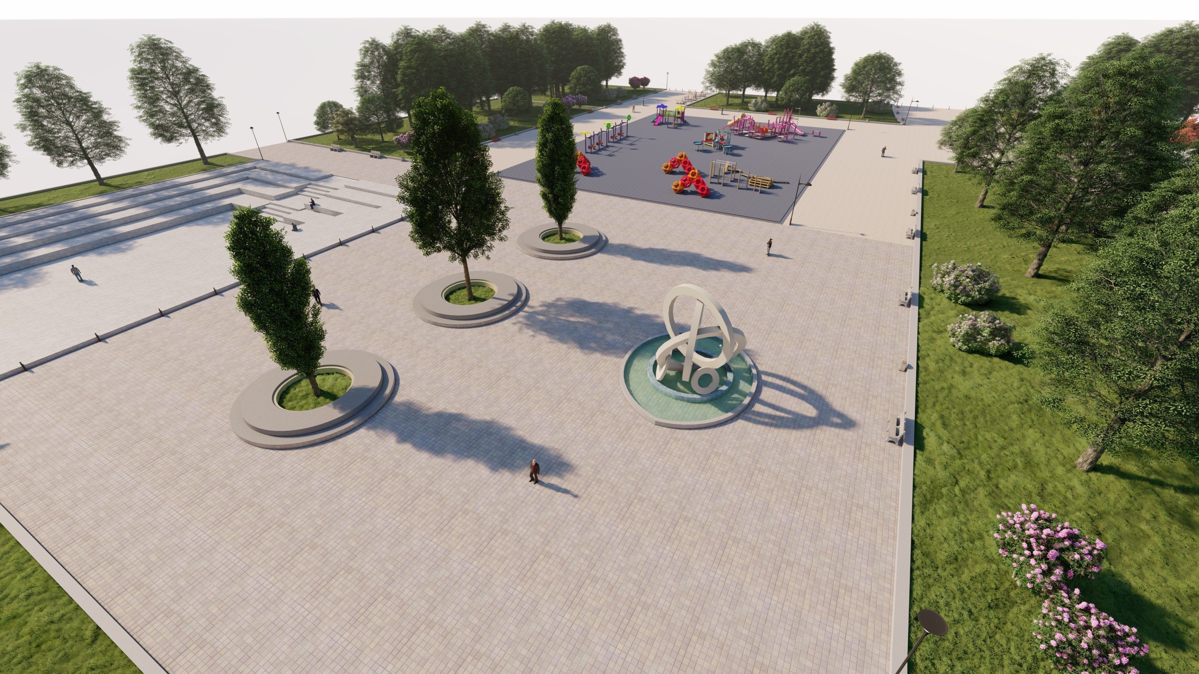 Master park-Regional park project-Private Park Landscape 3D model_10