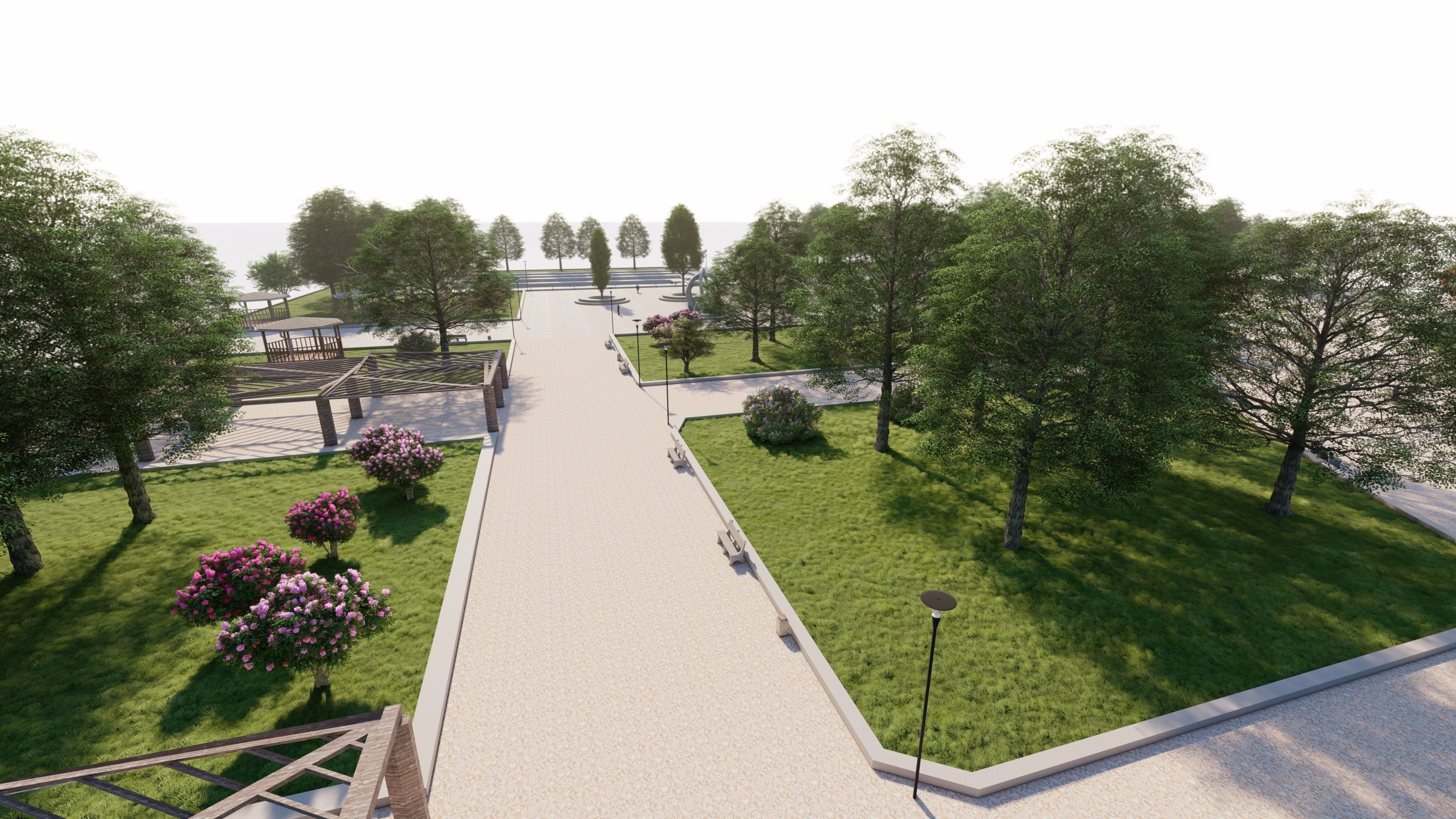 Master park-Regional park project-Private Park Landscape 3D model_7