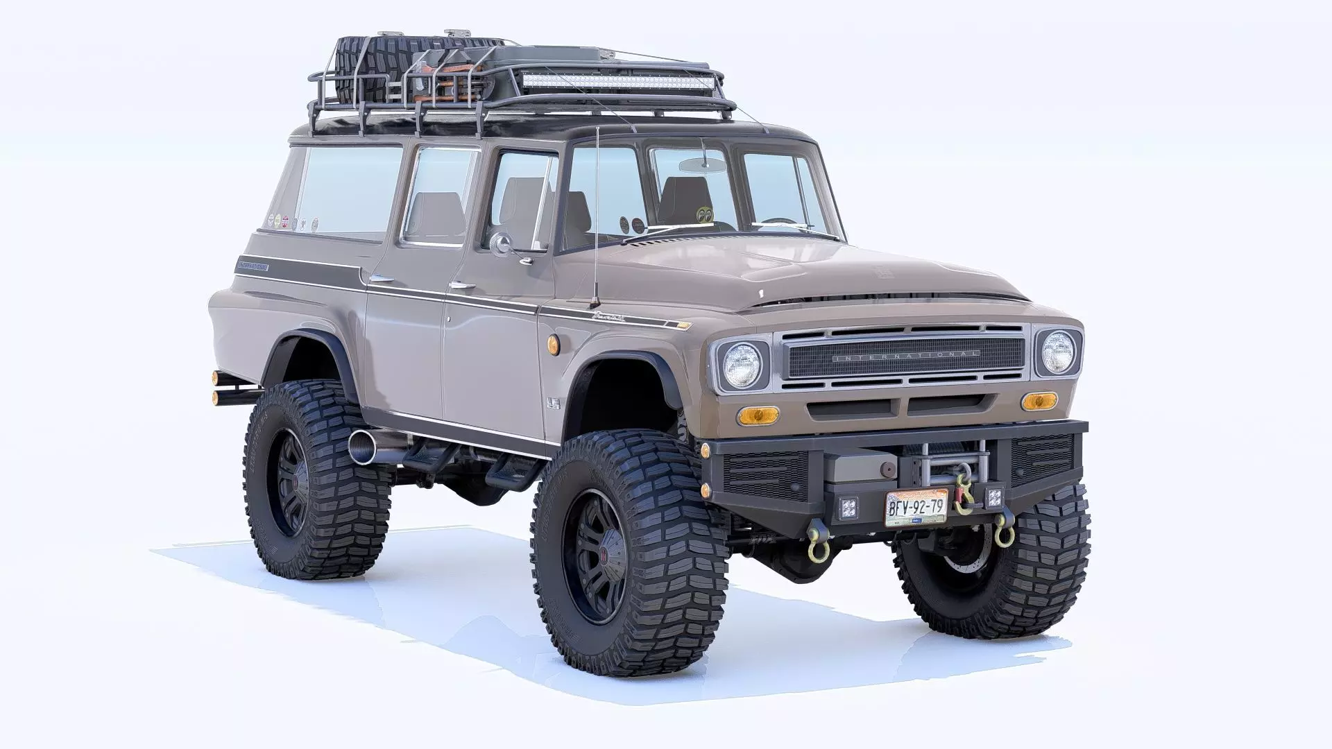 1968 International Harvester Travelall Off-Road 3D model