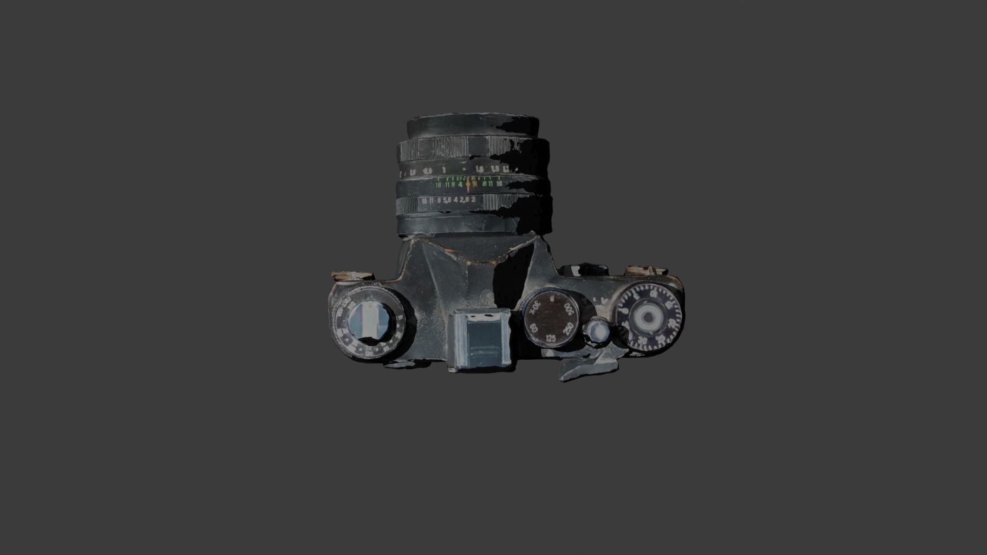 Zenit 12xp Russian USSR Film Camera 3D model_6