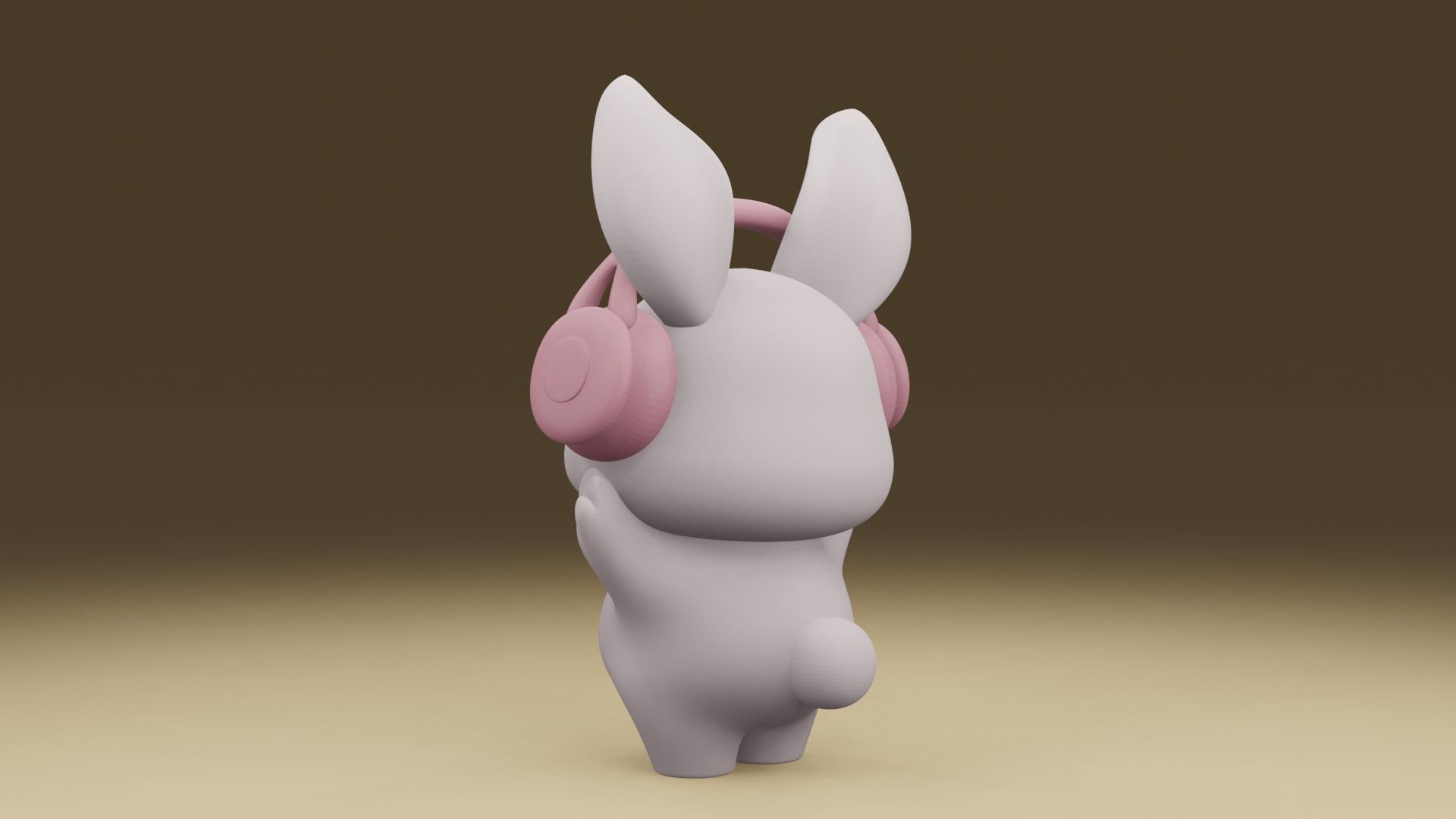 Rabbit 3D print model_12