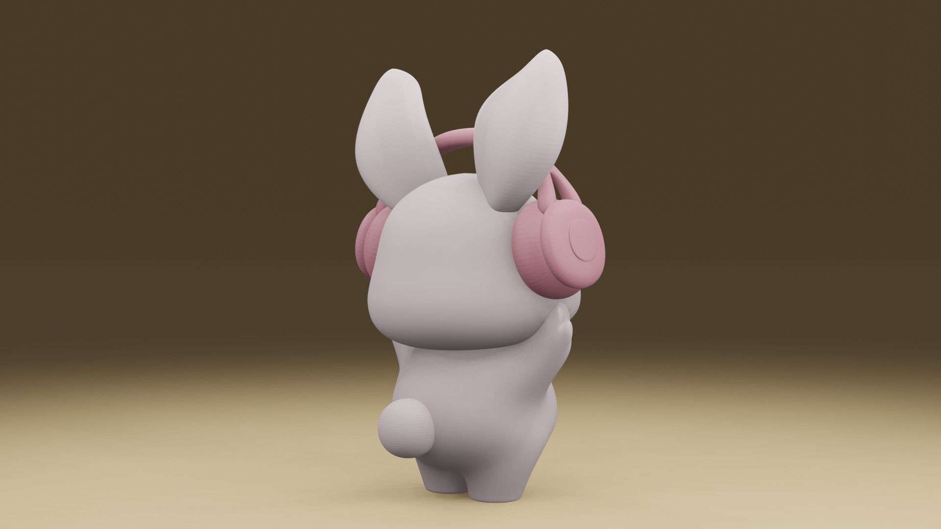 Rabbit 3D print model_10