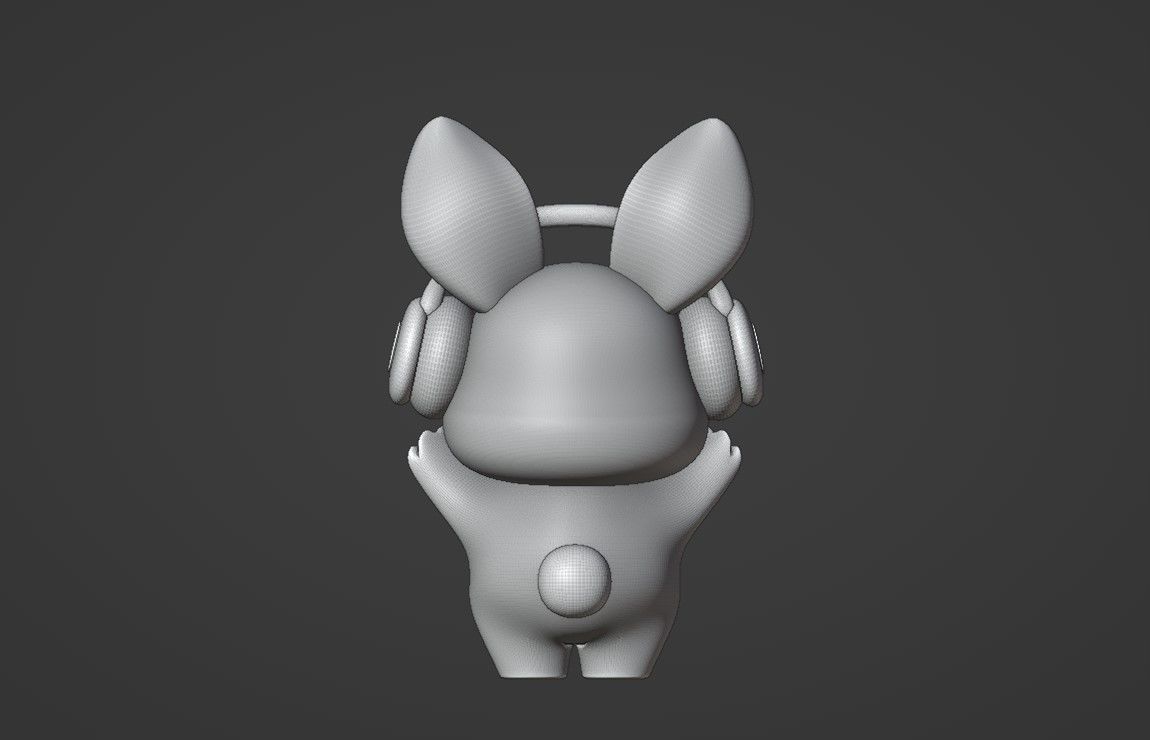 Rabbit 3D print model_4