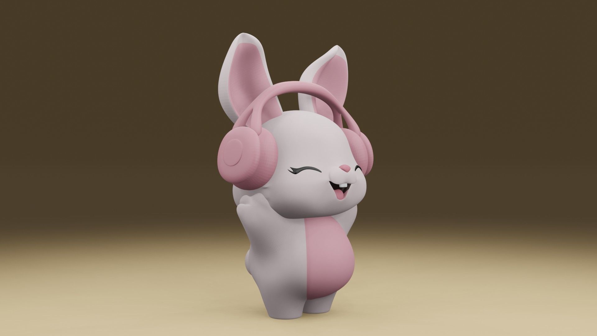 Rabbit 3D print model_8