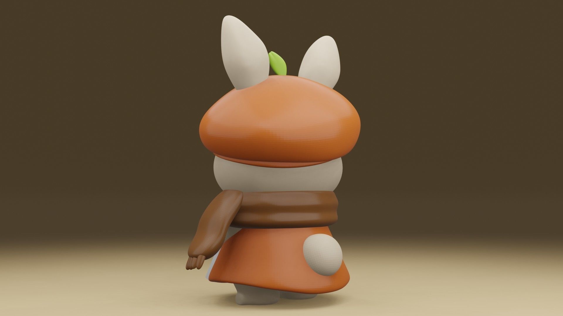 Rabbit 3D print model_12