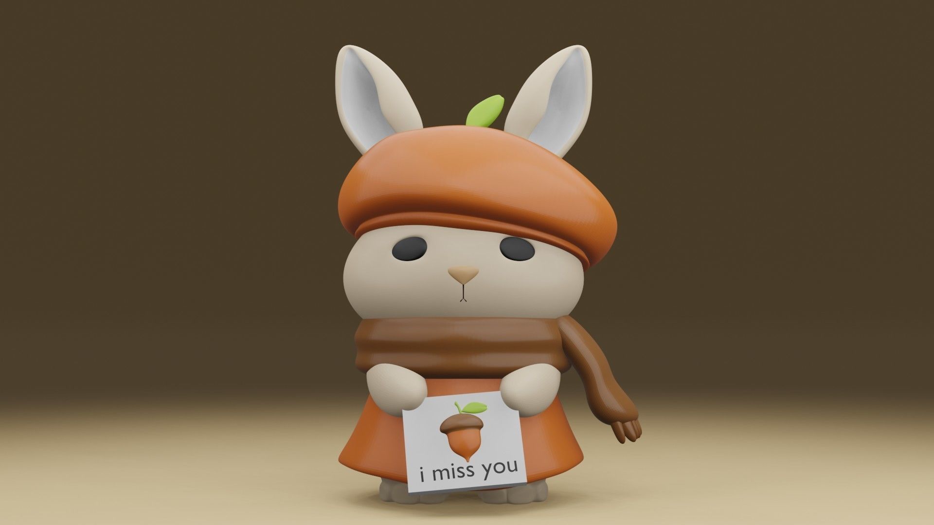 Rabbit 3D print model_7