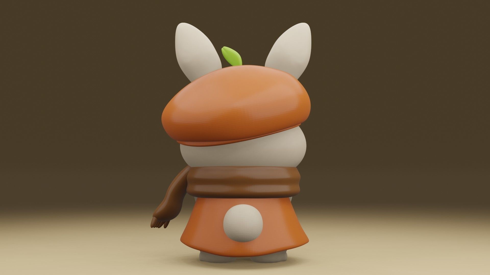 Rabbit 3D print model_11