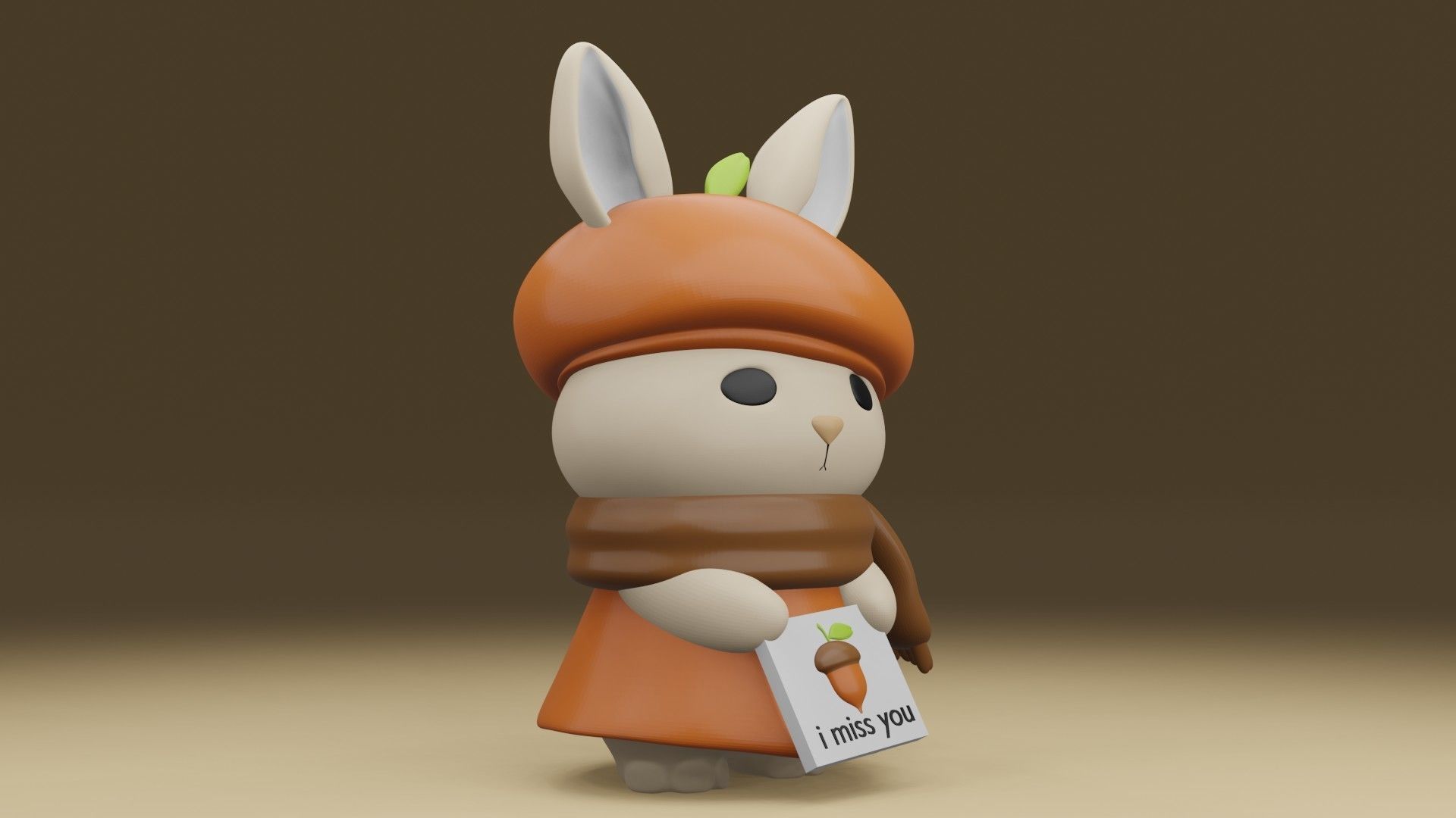 Rabbit 3D print model_8