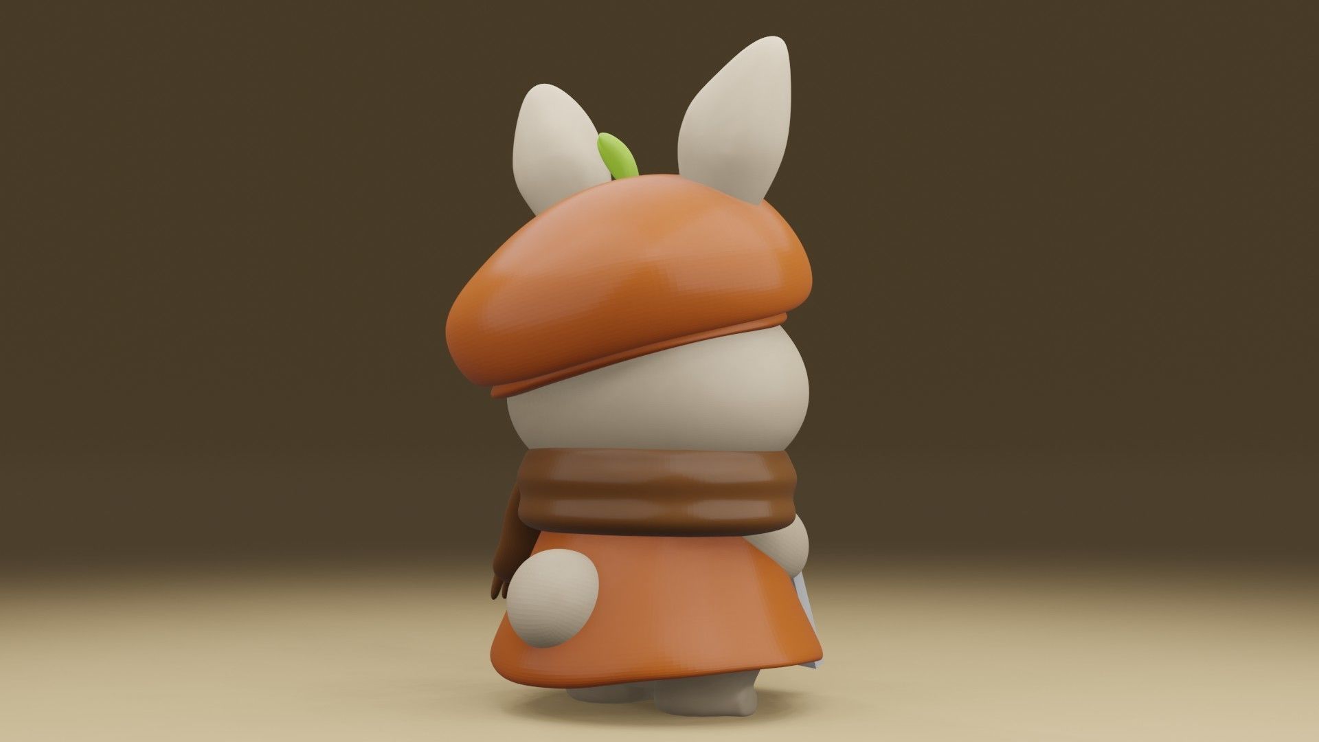 Rabbit 3D print model_10