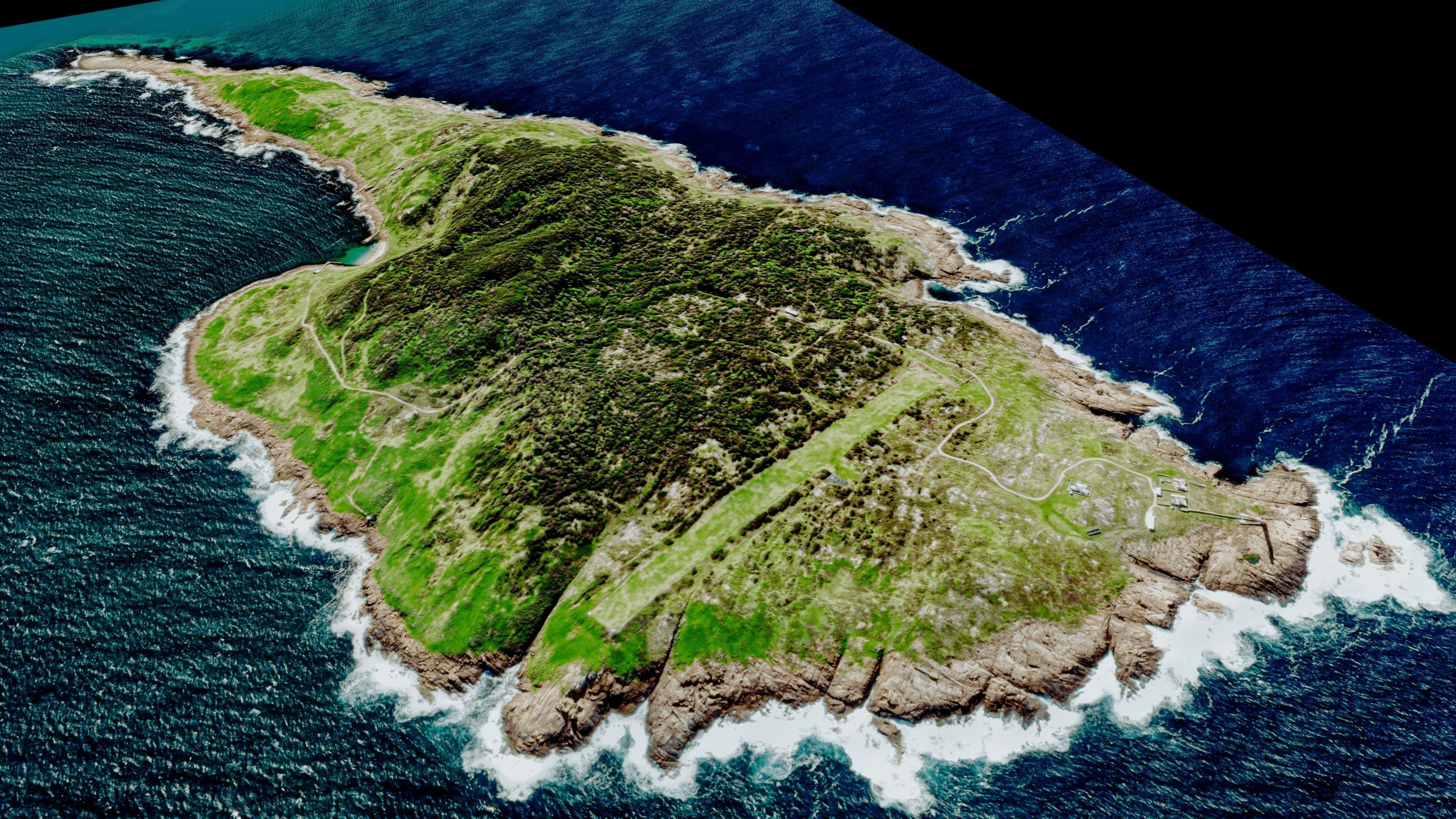 Gabo Island 3d model terrain Low-poly 3D model_8