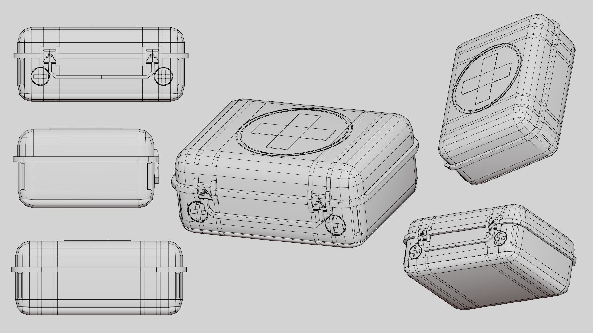 First aid box Game Assets item7 3D model_4