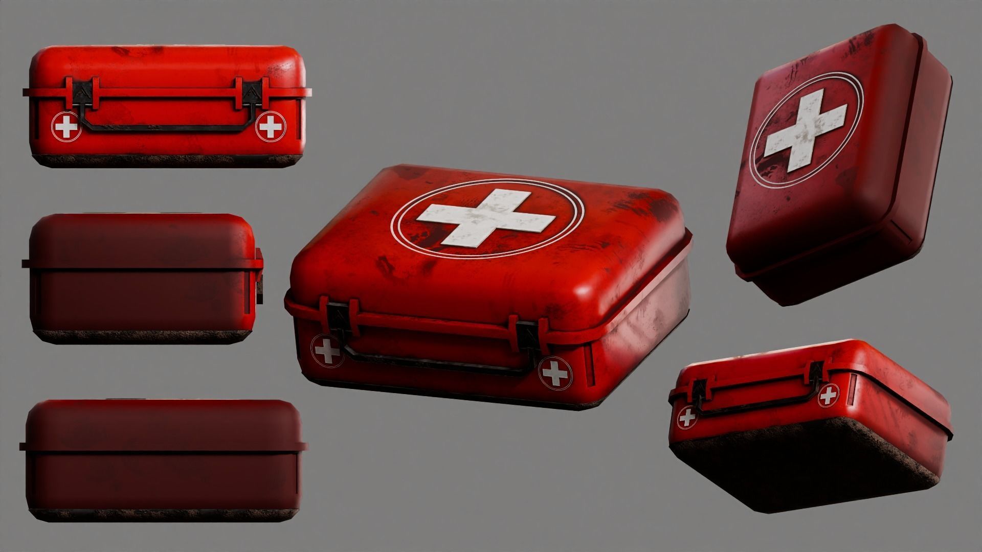 First aid box Game Assets item7 3D model_2