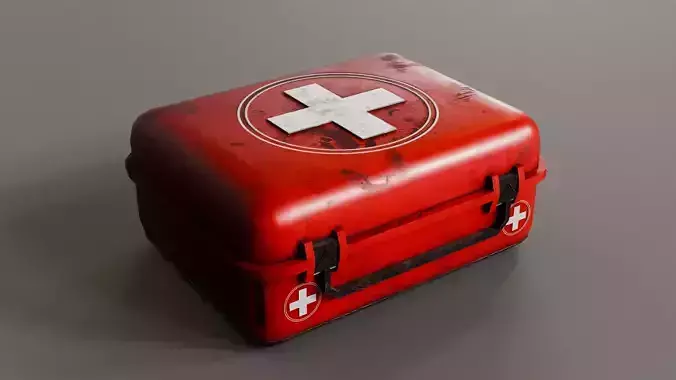 First aid box Game Assets item7 3D model