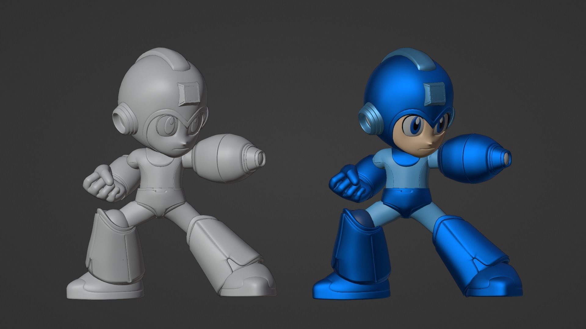 Megaman - Megaman Powered up 3D model_18