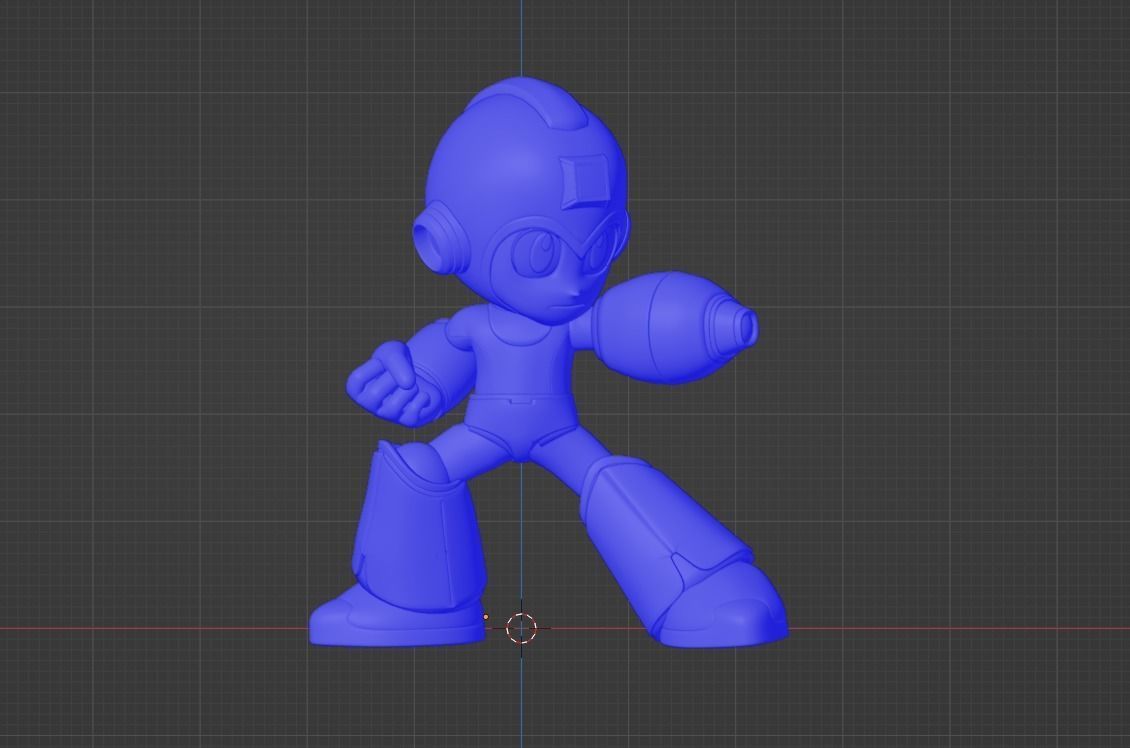 Megaman - Megaman Powered up 3D model_15