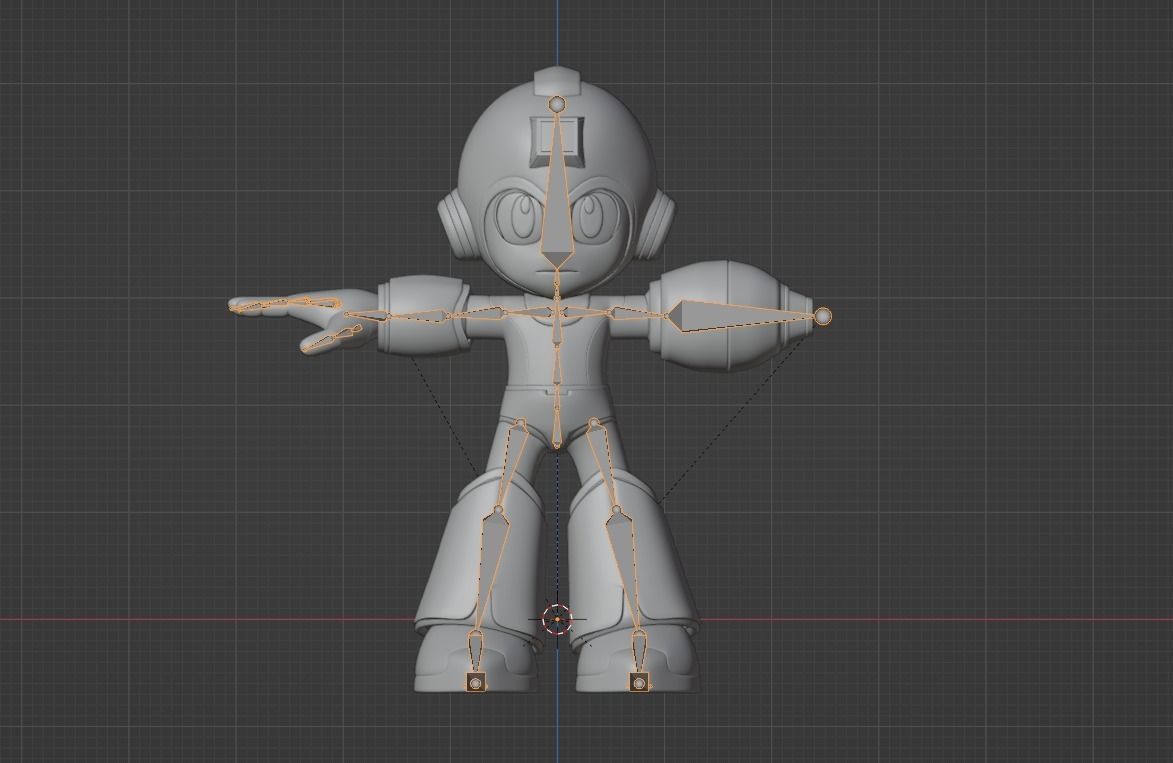 Megaman - Megaman Powered up 3D model_14