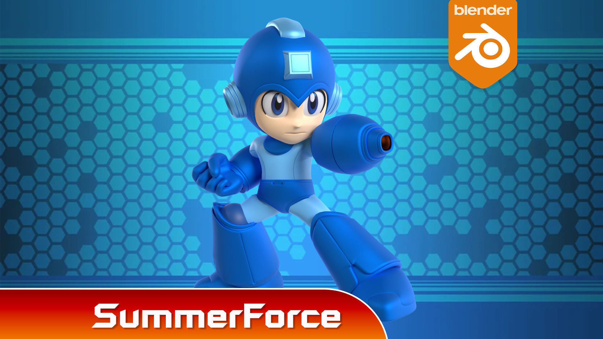 Megaman - Megaman Powered up 3D model_2