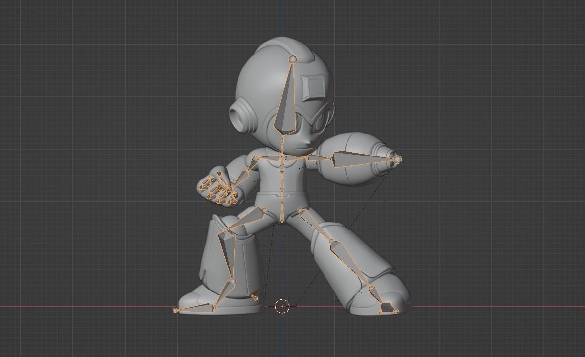 Megaman - Megaman Powered up 3D model_13