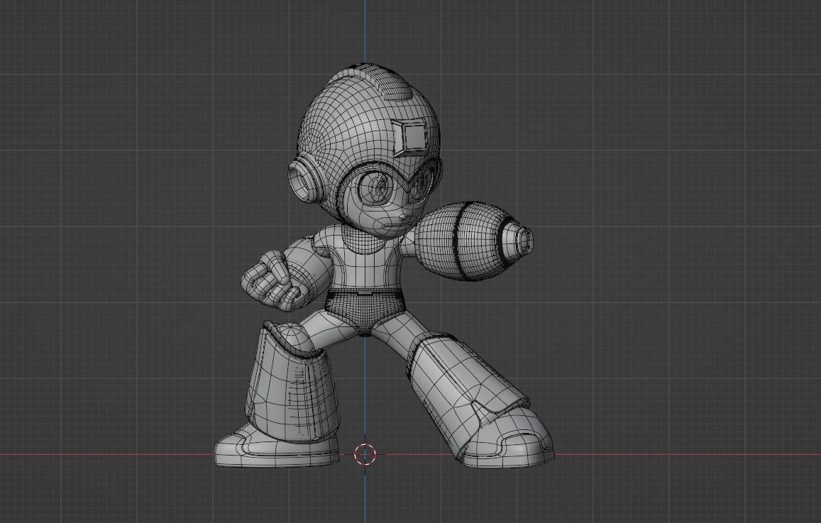 Megaman - Megaman Powered up 3D model_9