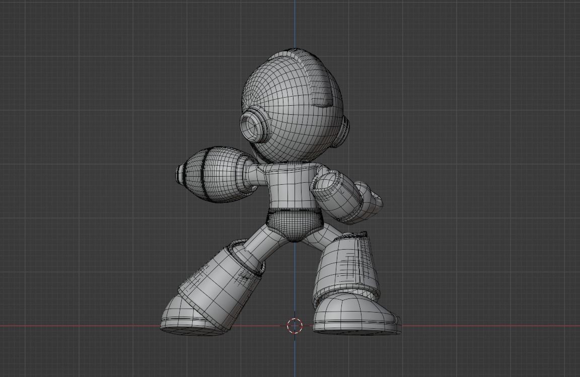Megaman - Megaman Powered up 3D model_11