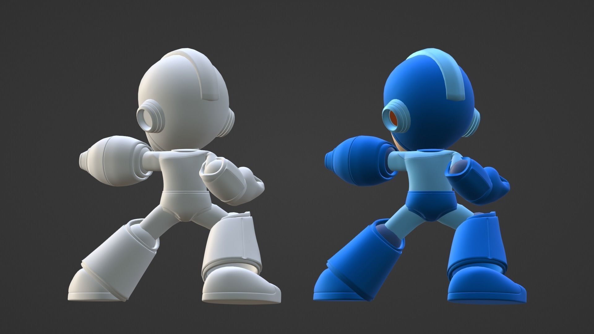 Megaman - Megaman Powered up 3D model_17