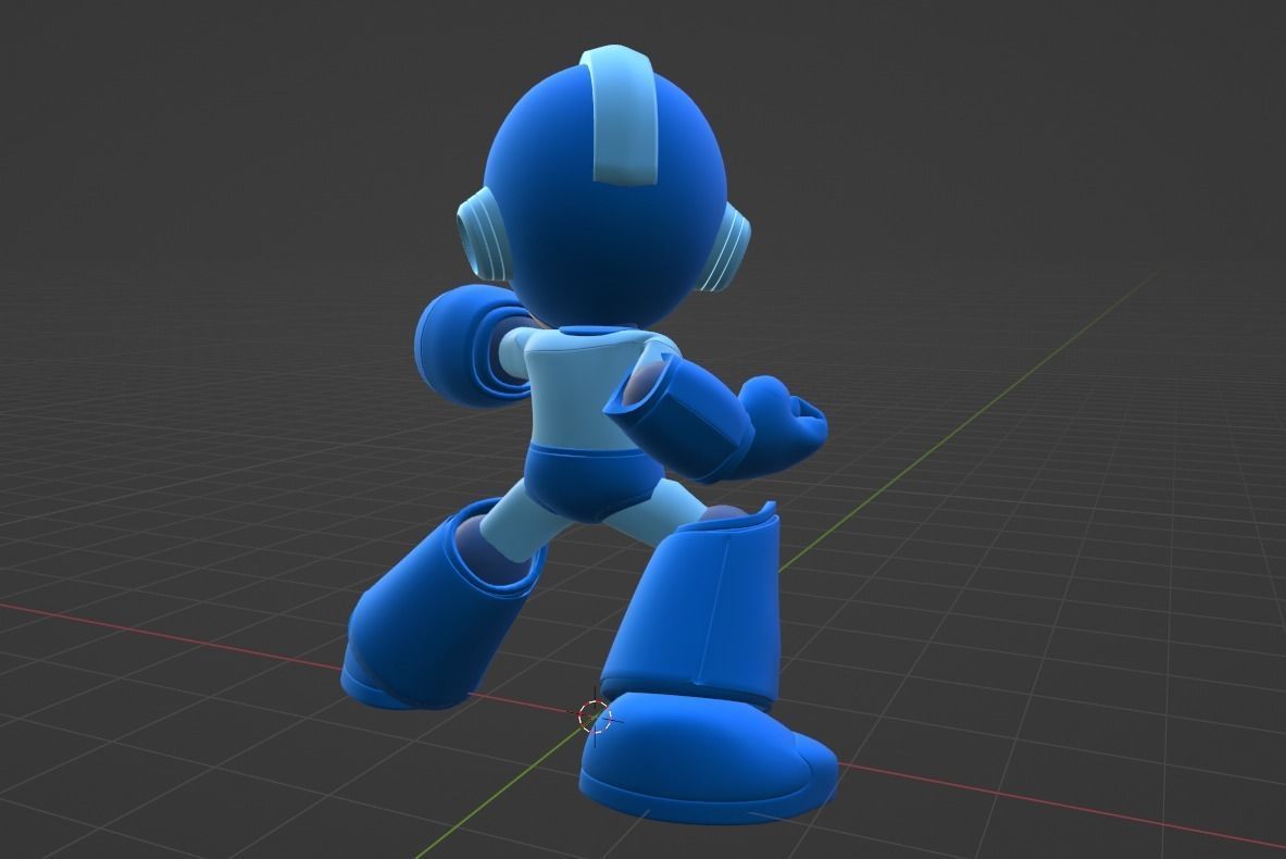 Megaman - Megaman Powered up 3D model_6