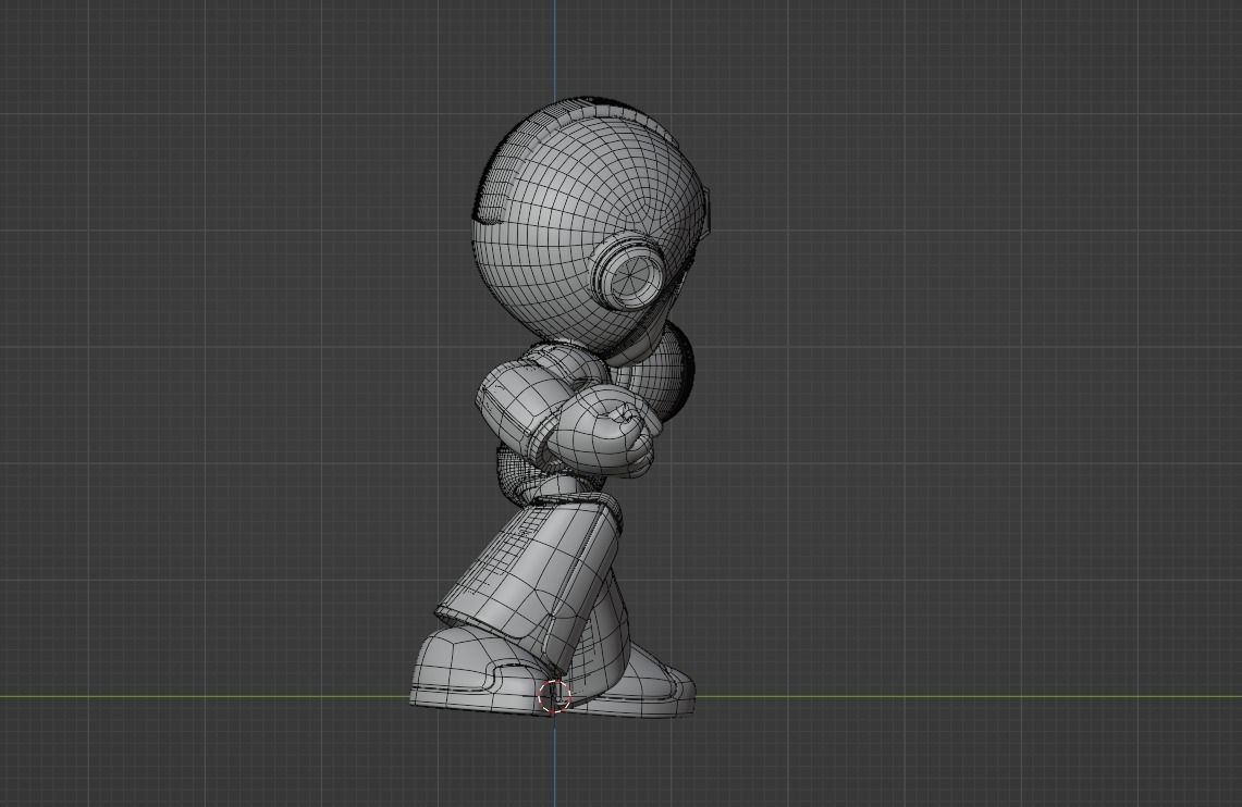 Megaman - Megaman Powered up 3D model_12