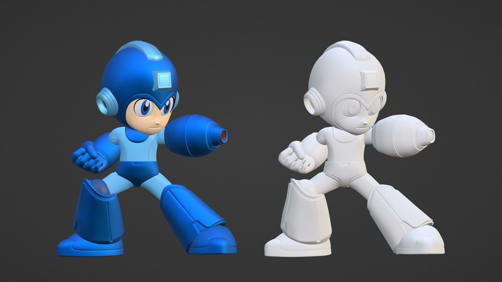 Megaman - Megaman Powered up 3D model_16