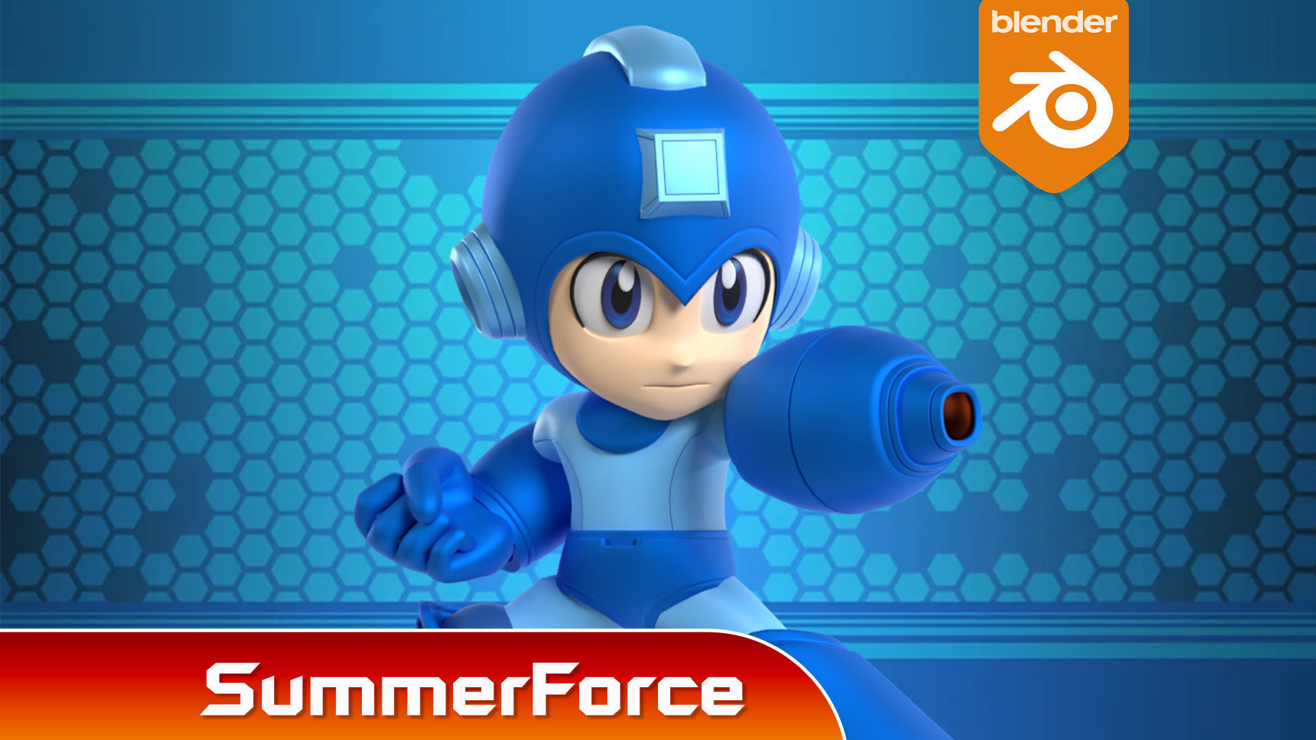 Megaman - Megaman Powered up 3D model_1