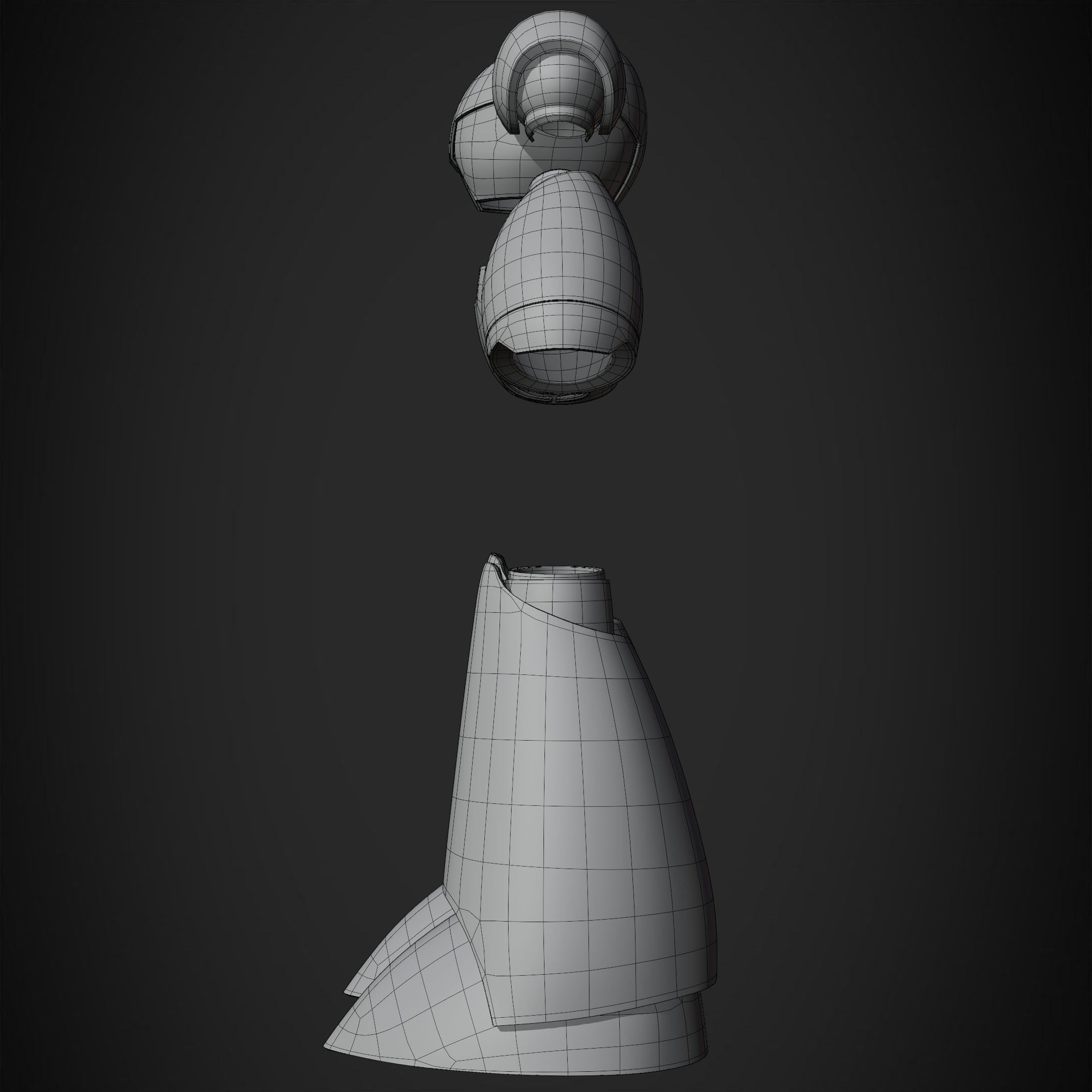 Mega man X Armor for Cosplay 3D print model_17