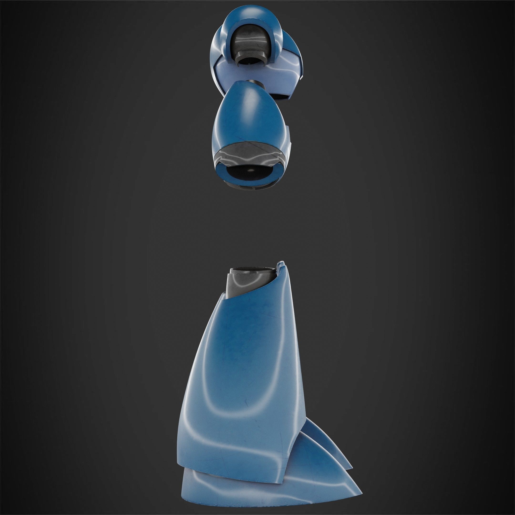 Mega man X Armor for Cosplay 3D print model_8