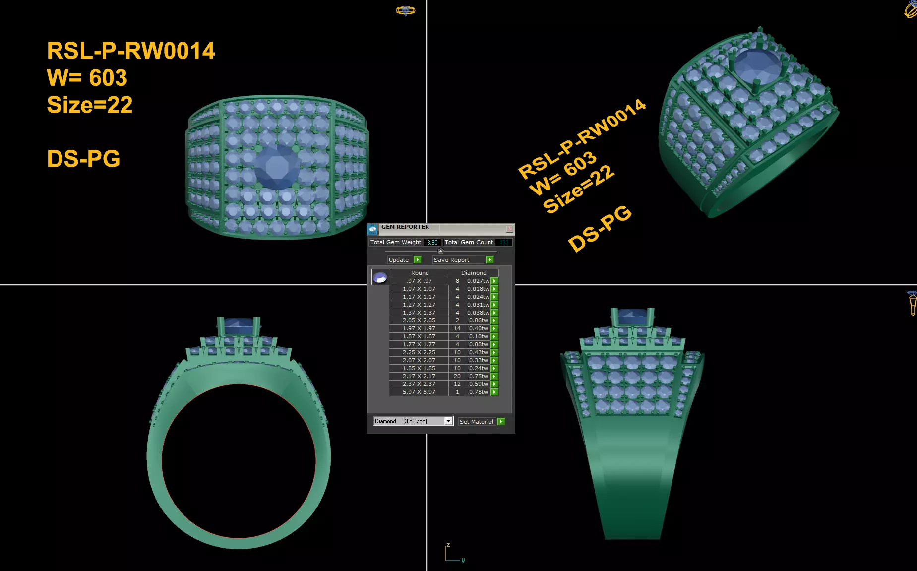 The Best Tango Men Ring Free 3D print model