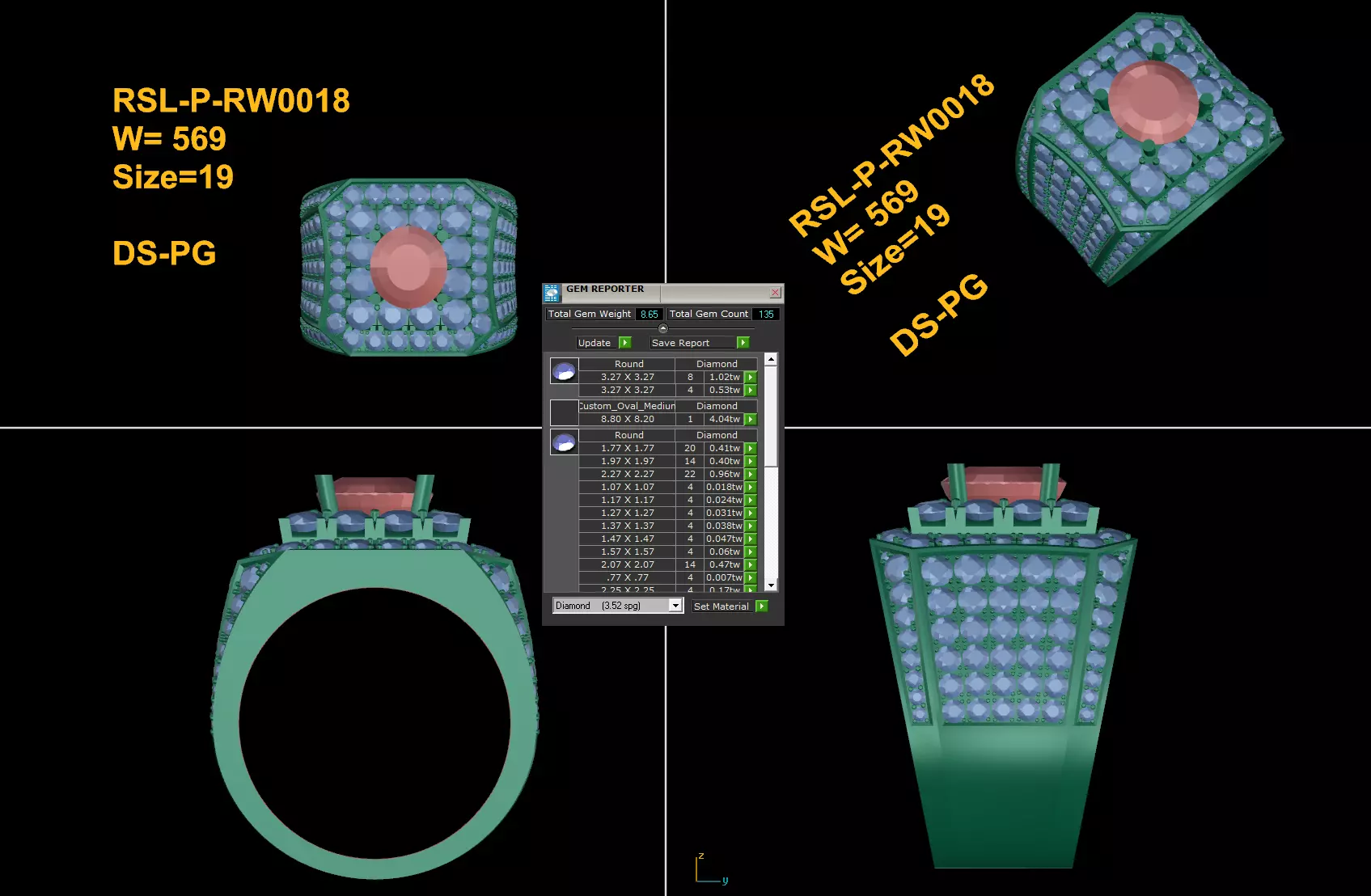 The Best Tango Men Ring Free 3D print model
