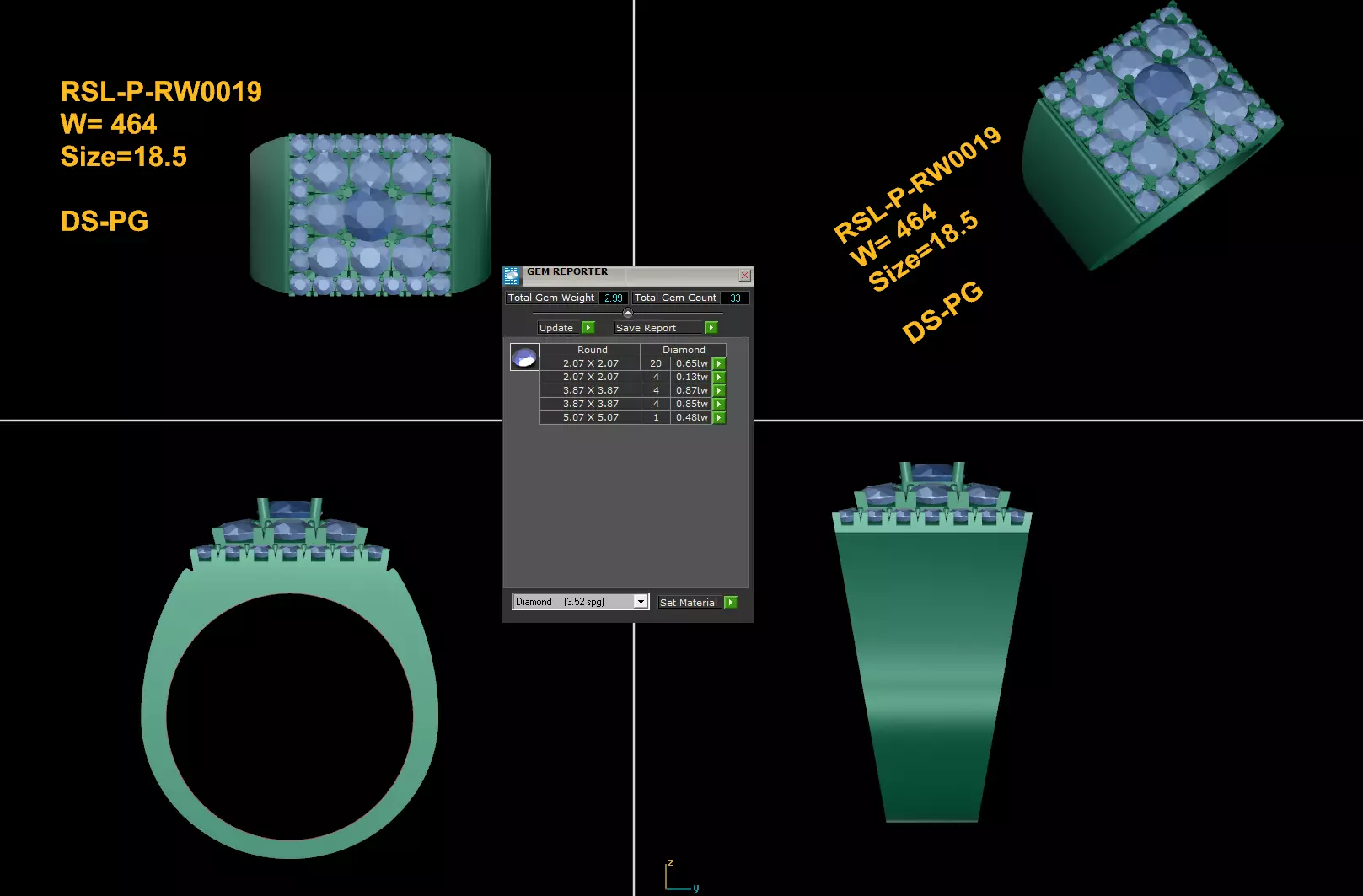 The Best Tango Men Ring Free 3D print model