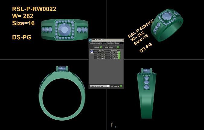The Best Tango Men Ring Free 3D print model