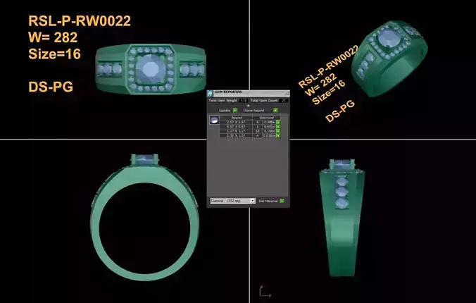 The Best Tango Men Ring Free 3D print model