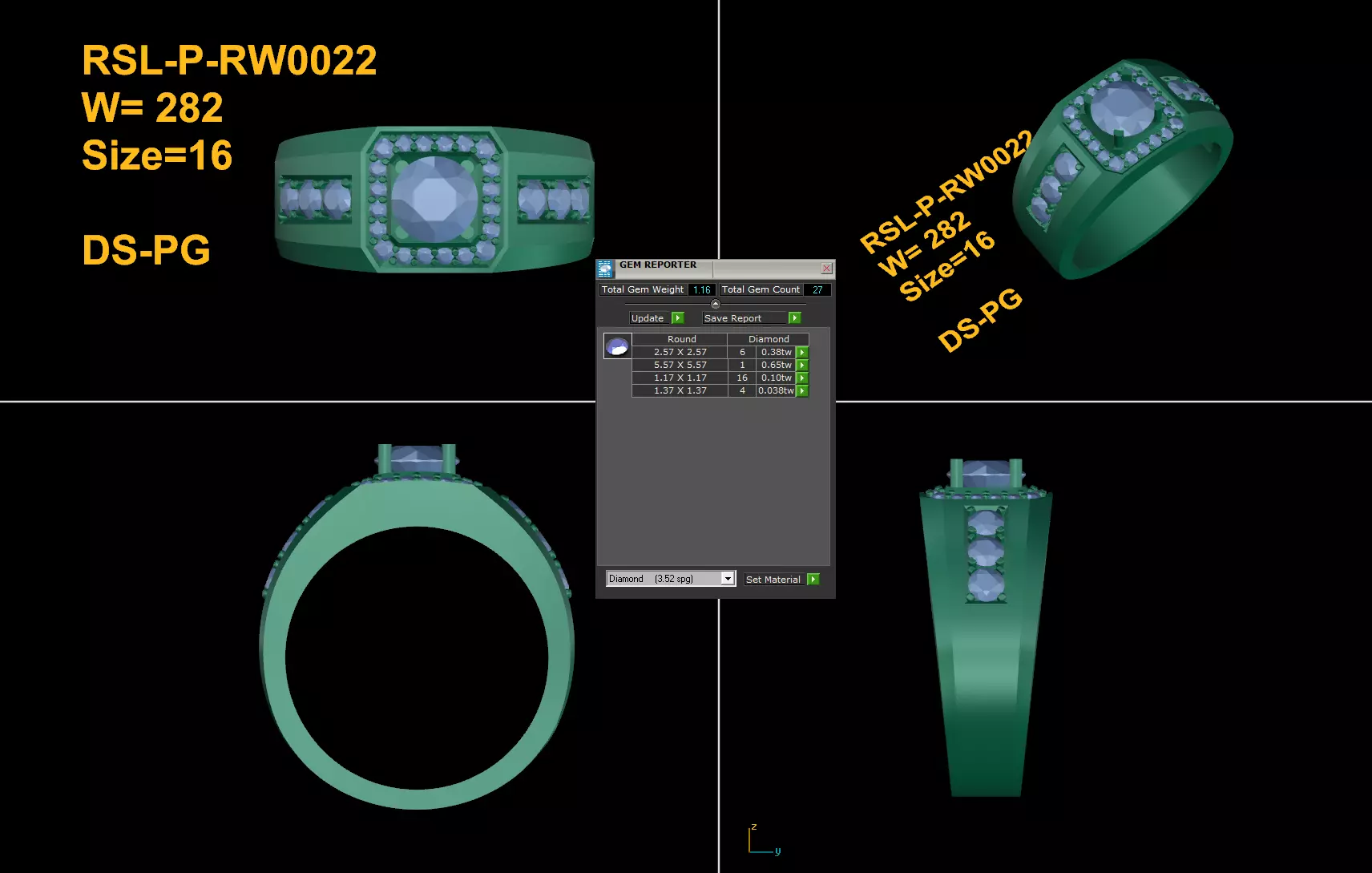 The Best Tango Men Ring Free 3D print model