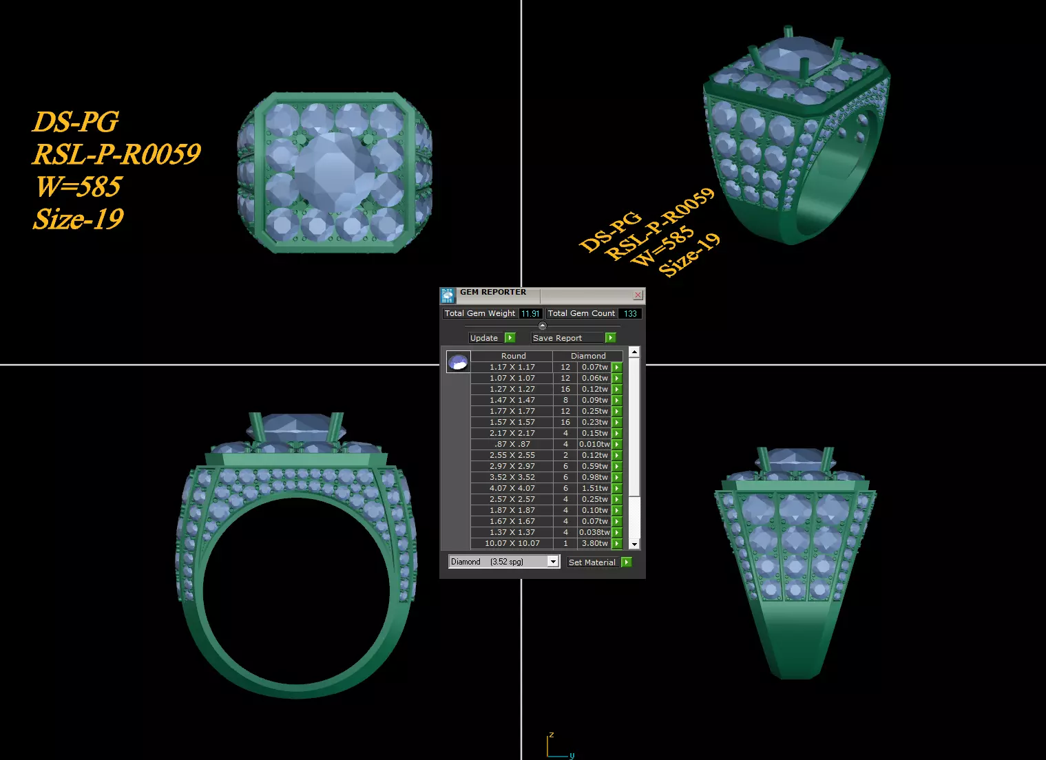 The Best Tango Men Ring Free 3D print model